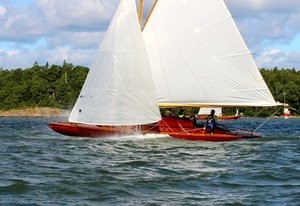 Yachts with wooden case