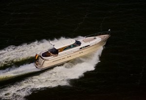 Aluminum motor yacht
