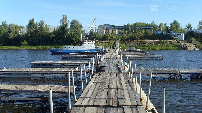 Yacht club lighthouse