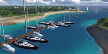 The yachting village of Savvino