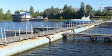 Yacht club lighthouse