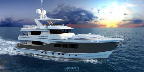 All ocean yachts tri deck explorer yacht