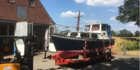 Eigenbau stahlboot \