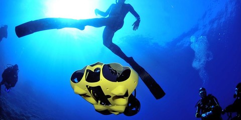 Ibubble autonomous underwater drone