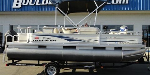 Sun tracker fishin barge 21