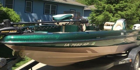 Triton 205 walleye "fish and ski"