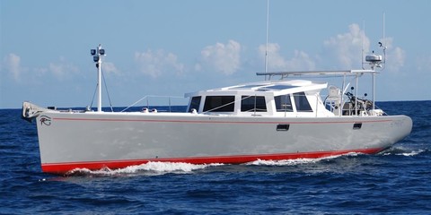 Ultra light displacement trawler