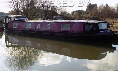 Wide beam 57ft cruiser stern