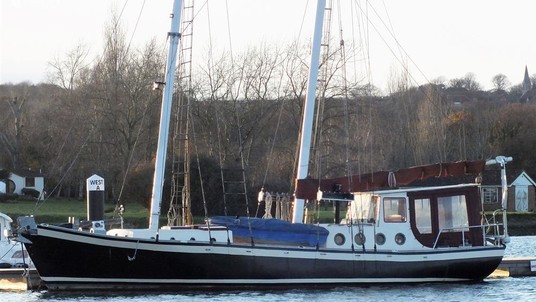 Gaff staysail schooner