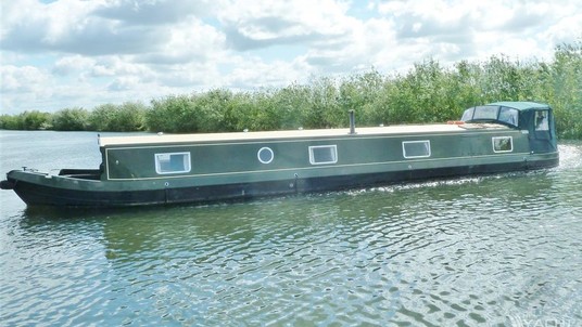 Wide beam narrowboat 65 x 12 hanbury monarch