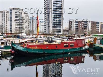 Dutch barge 15m with london mooring