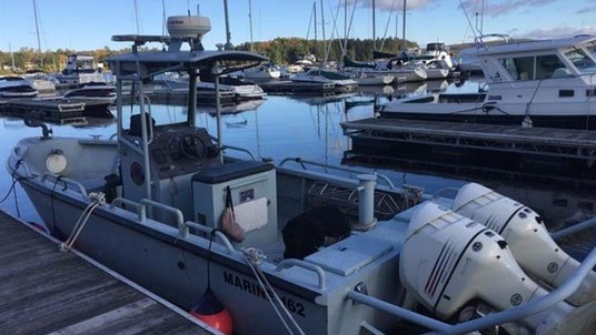 1999 27 hike built aluminum patrol boat w/ trailer
