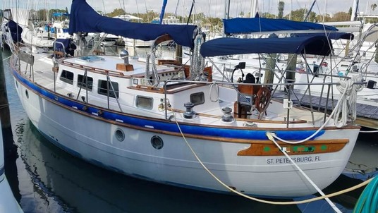 Spindrift 43 pilothouse cutter