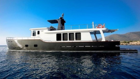 Custom steel trawler