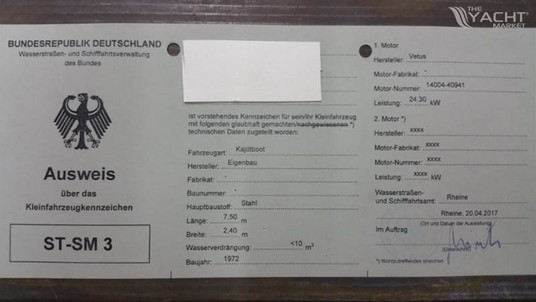 Eigenbau stahlboot \