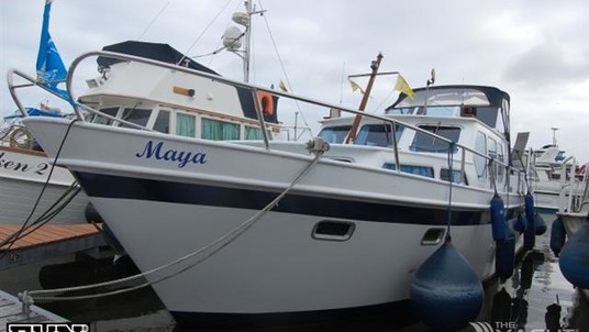 Blauwe hand kruiser 13meter