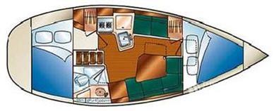 Legend 306 bilge keel