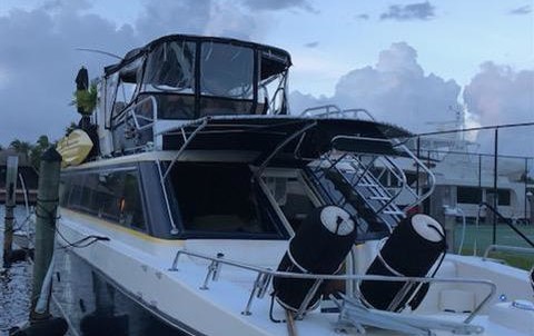 Carri-craft power catamaran