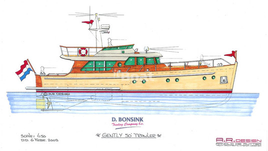 Serious Gently 50' Trawler