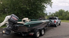 Triton 205 walleye "fish and ski"