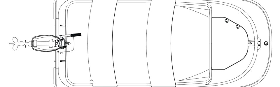 Boston Whaler 110 Tender Außenplan