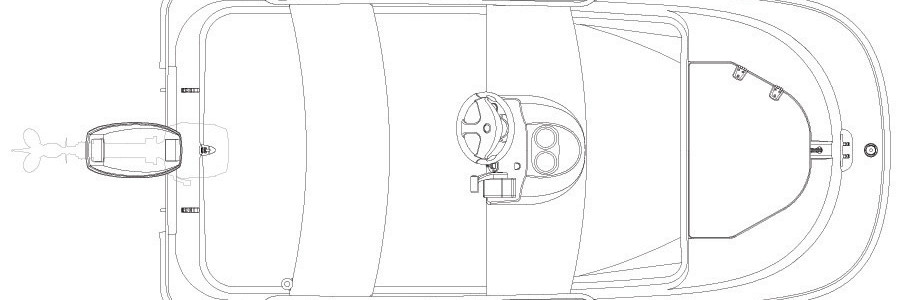 Boston Whaler 110 Super Sport Вид Сверху