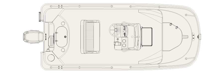 Boston Whaler 150 Montauk Exterior Plan