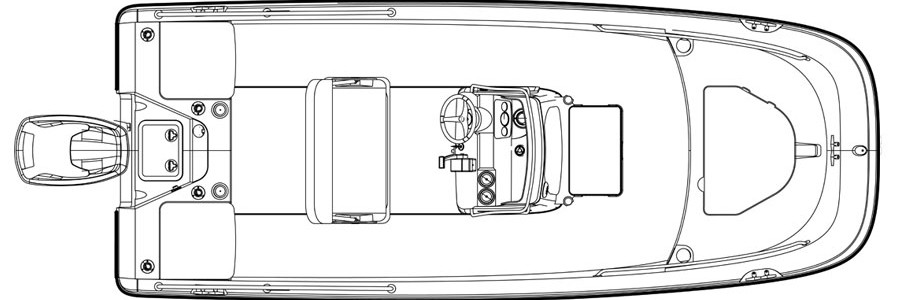 Boston Whaler 170 Dauntless Piano Esterno