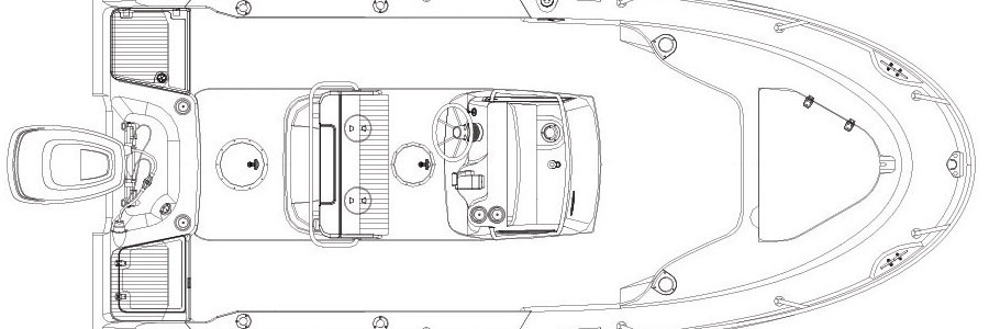 Boston Whaler 190 Outrage Piano Esterno