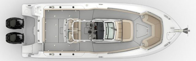 Boston Whaler 250 Outrage Plano Exterior