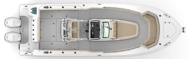 Boston Whaler 280 Outrage Außenplan 2
