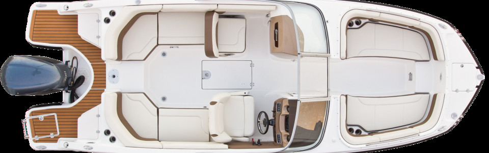 Chaparral 250 SunCoast Plan Extérieur