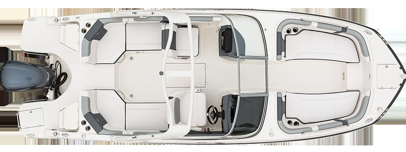 Chaparral 250 SunCoast Plan Extérieur 2