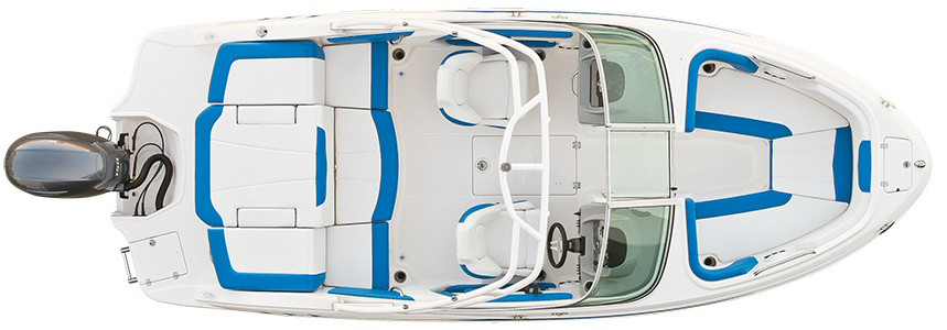 Chaparral 21 H2O OB Sport Вид Сверху