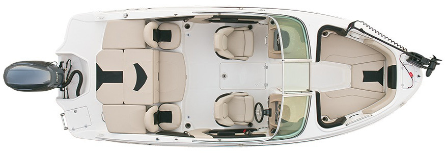 Chaparral 21 H2O OB Ski & Fish Exterior Plan