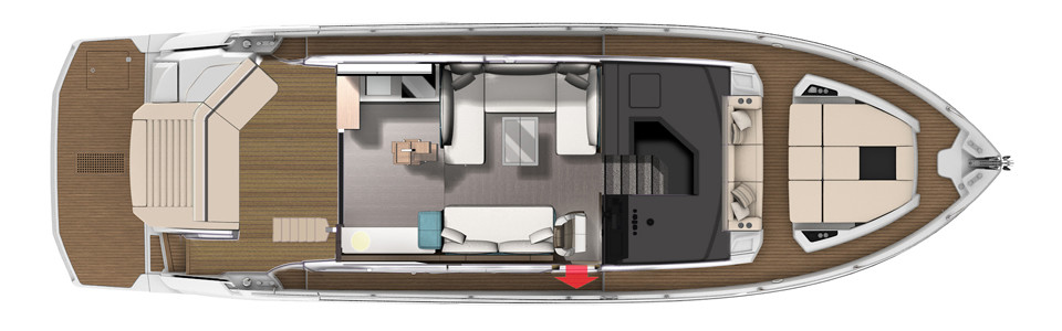Cranchi E 52 F Evoluzione Главная Палуба
