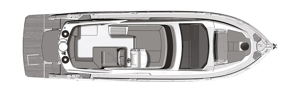 Cranchi E 56 F Evoluzione Flybridge Deck 2