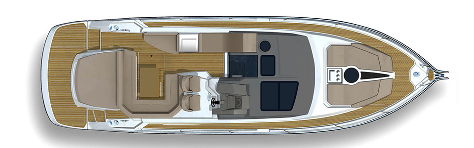 Cranchi M 44 HT Главная Палуба