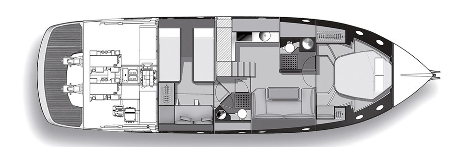Cranchi M 44 HT Pont Inférieur 2