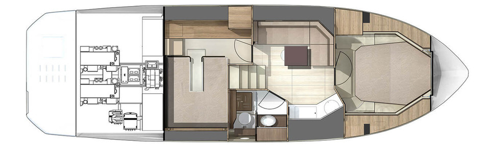 Cranchi Z 35 Pont Inférieur