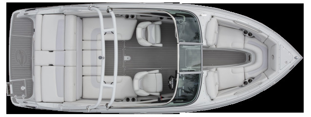 Crownline 235 SS Вид Сверху