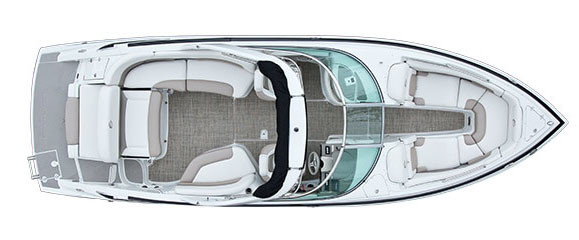 Crownline 275 SS Вид Сверху
