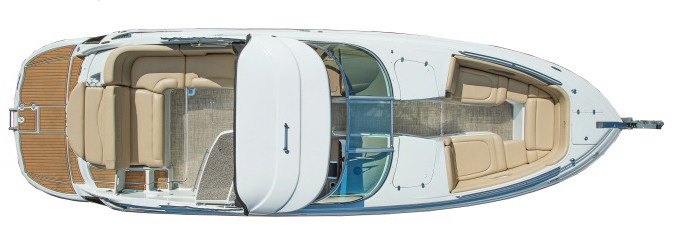 Crownline 335 SS Вид Сверху