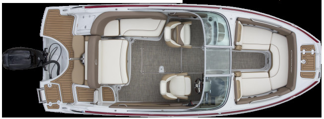 Crownline E 215 XS Außenplan
