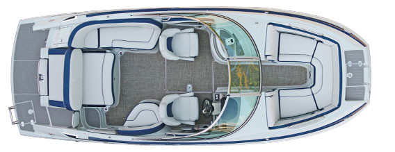 Crownline E 235 Exterior Plan
