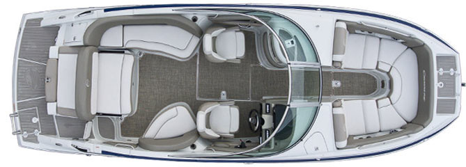 Crownline E 255 Exterior Plan