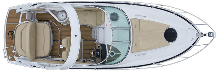 Crownline 264 CR Exterior Plan