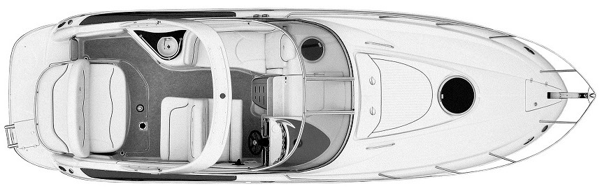 Crownline 330 SY Exterior Plan