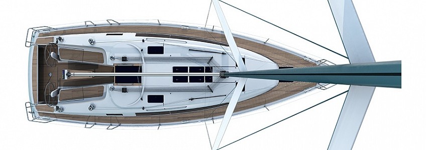 Bavaria Cruiser 41 Вид Сверху