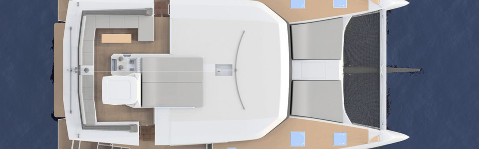 Dufour 48 Catamaran Вид Сверху